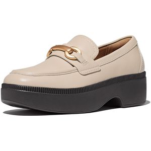 FitFlop - F-Luma Chunky Snaffle Loafers - Stone Beige - Leer