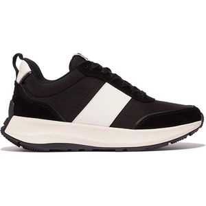 F-Mode Flow Sneaker - Nylon Suede Mix - Zwart