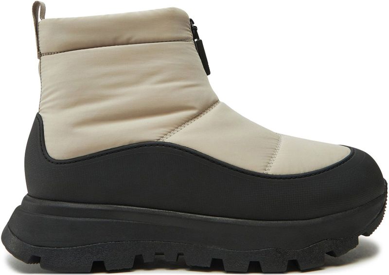 FitFlop Neo-D-Hyker Padded Quilted Boot Short (Zip) GRIJS