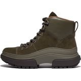 FitFlop - Wylder Lace Up Boot - Enkellaars - Deep Olive - Suède