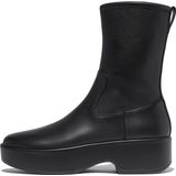 FitFlop F-Luma Boot - Stretch Leather (Wrapped) ZWART