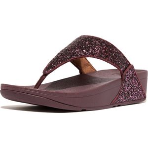 FitFlop Lulu Glitter Toe-Thongs PU Glitter PAARS