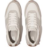 FitFlop - F-Mode Flow Sneaker - Urban White/Arctic Grey - Suède / Leer