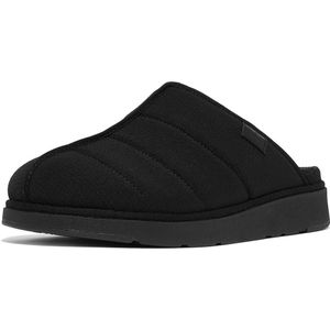 Hausschuhe FitFlop Gen-FF Slipper Textile Mix Herren Black-Schuhgröße 42