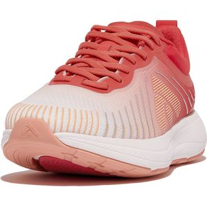 FitFlop - FFRUNNER Ombre-Edition - Running Sneakers - Rood Koraal - Mesh