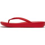 FitFlop - iQushion Ergonomic Flip-Flops - Rood - Rubber Bovenwerk - Waterbestendig
