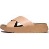 FitFlop - F-Mode - Slippers - Sandy Beige - Leer