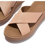 FitFlop - F-Mode - Slippers - Sandy Beige - Leer