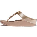 Fitflop HALO BEAD-CIRCLE METALLIC TOE-POST SANDALS Dianette, Pool Slides, Pantolette mit dämpfender Zwischensohlentechnologie