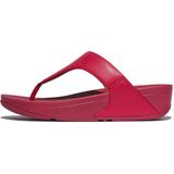 FitFlop Lulu Toepost - Zwart - Korenleer Sandalen