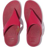 FitFlop Lulu Toepost - Zwart - Korenleer Sandalen