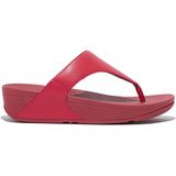FitFlop Lulu Toepost - Zwart - Korenleer Sandalen