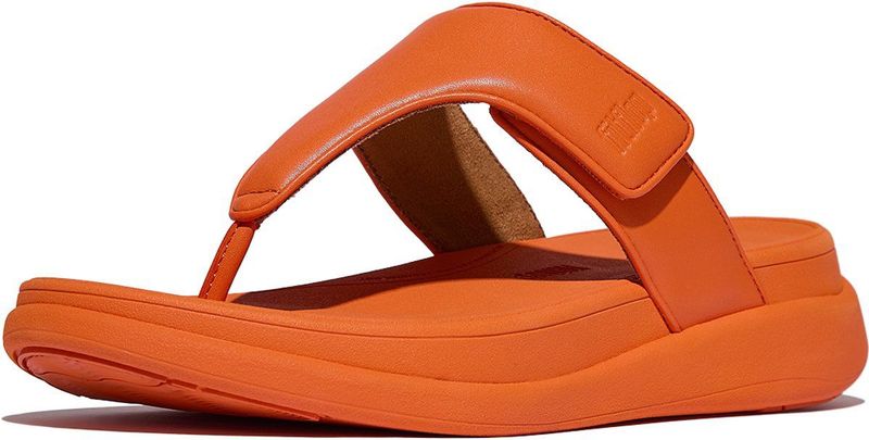 Fitflop - IW1-090 - Leren Sandalen - Zwart - Microwobbleboard Tussenzool