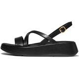 Fitflop - F-mode - Sandalen - Zwart - Luxe Leer, Microwobbleboard™-Middenzool