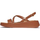 Fitflop - F-mode - Sandalen - Zwart - Luxe Leer, Microwobbleboard™-Middenzool