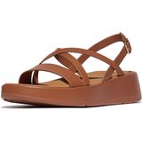 Fitflop - F-mode - Sandalen - Zwart - Luxe Leer, Microwobbleboard™-Middenzool