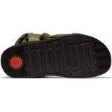 FitFlop - Gen-FF Soft-Leather Back-Strap Sandals - Camo-Green - Leer