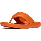 FitFlop - iQushion D-Luxe Padded Leather Toe-Post Sandals - Satsuma - Leer - Ergonomisch Ontworpen