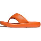 FitFlop - iQushion D-Luxe Padded Leather Toe-Post Sandals - Satsuma - Leer - Ergonomisch Ontworpen