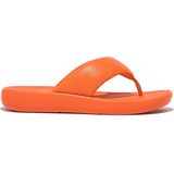 FitFlop - iQushion D-Luxe Padded Leather Toe-Post Sandals - Satsuma - Leer - Ergonomisch Ontworpen