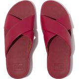 FitFlop - Lulu Cross - Slide Sandalen - Rood - Microwobbleboard-zool Technologie