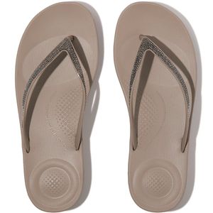 FitFlop - iQushion Ombre Sparkle Flip-Flops - Pinkperfect/Pop Orange - Ergonomisch Ontworpen