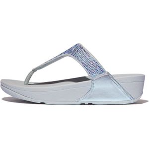 FitFlop - Women Lulu Toepost - Gezondheidsslippers - Quiet Blue - Bovenwerk met Kristallen