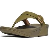 FitFlop - Women Lulu - Gezondheidsslipper - Camo-Groen - Leren Bovenwerk, Waterbestendig, Antislip Rubberen Buitenzoal