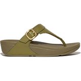 FitFlop - Women Lulu - Gezondheidsslipper - Camo-Groen - Leren Bovenwerk, Waterbestendig, Antislip Rubberen Buitenzoal