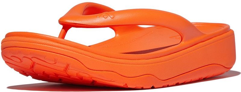 FitFlop - Relieff Recovery Toe-Post Sandals - Slippers - Pop Orange - Microwobbleboard Technologie