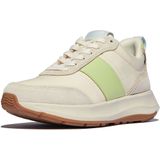 FitFlop - F-Mode Flow - Sneaker - Lime - Nylon & Suède Mix, Microwobbleboard-tussenzool