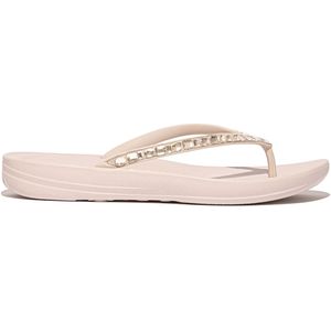 FitFlop - iQushion Multi-Crystal - Flip-Flops - All Black - Ergonomisch