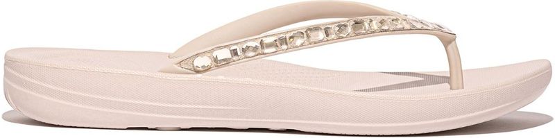 FitFlop - iQushion Multi-Crystal - Flip-Flops - All Black - Ergonomisch