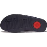 FitFlop - Lulu Crystal-Mix Metallic Cross Slides - Slipper - Midnight Navy - Polyester