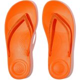 Fitflop Dames IQUSHION Sparkle Flip-Flop, Oranje, 8 UK, Oranje, 42 EU