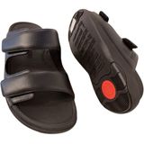 FitFlop - F-Mode Go - Slippers - Zwart - Imitatieleer