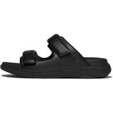 FitFlop - F-Mode Go - Slipper - Zwart - Imitatieleer, Microwobbleboard Demping