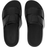 FitFlop - Gen-FF - Badslippers - Zwart - Leren Bovenwerk, Microwobbleboard Tussenzool