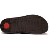 FitFlop - Gen-FF Leather Fisherman Slides - Slipper - Mocha Brown - Microwobbleboard Tussenzool