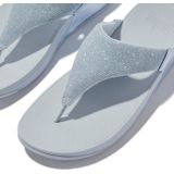 FitFLop Lulu Shimmer Lux dames teenslipper - Licht blauw - Maat 36