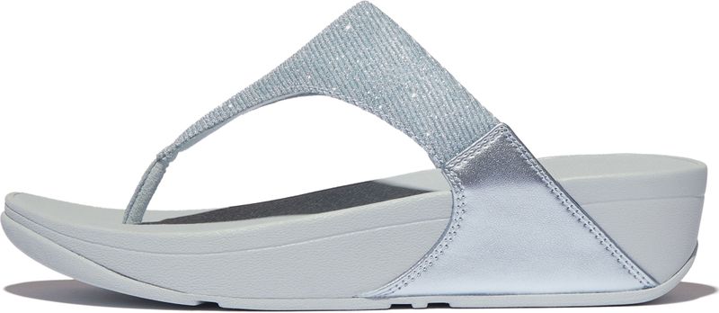 FitFlop - Lulu Shimmerlux - Slippers - Quiet Blue - Shimmerlux Immitatieleer