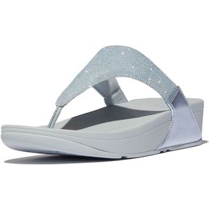 Fitflop - Lulu Shimmerlux Tee-post - Sandalen - Blauw - Pailletten
