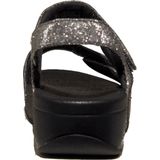 FitFlop - Lulu Adjustable Shimmerlux - Gezondheidsslippers - Pewter - Microwobbleboard Tussenzool