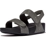 FitFlop - Lulu Adjustable Shimmerlux - Gezondheidsslippers - Pewter - Microwobbleboard Tussenzool