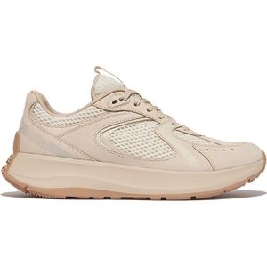 FitFlop - F-Mode Flow - Sneakers - Urban White - Suède/Mesh/Leer