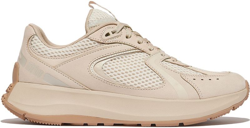 FitFlop - F-Mode Flow - Sneakers - Urban White - Suède/Mesh/Leer