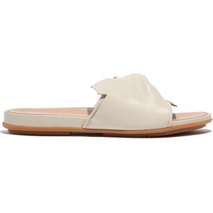 Gracie Soft-Twist Leather Slides BEIGE - Maat 36