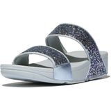 FitFlop - Lulu Multi-Tonal Glitter Slides - Quiet Blue - Synthetisch