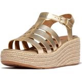 FitFlop - PlatForms - Espadrille - Metallic - Leer