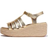 FitFlop - PlatForms - Espadrille - Metallic - Leer